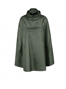 Regenponcho Unisex Waterdicht Olijfgroen - One Size - HAPS 