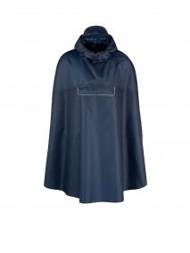 Regenponcho Unisex Waterdicht Donkerblauw - One Size - HAPS 