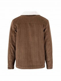 STØRVIK Corduroy Teddy Winterjas Heren Taupe - S-6XL - CALGARY