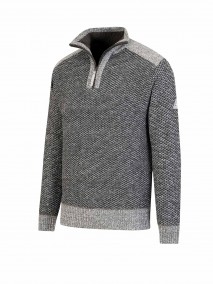 BJØRNSON Fijn Gebreid Pullover (fleece-gevoerd) Heren Olijfgroen - S-4XL - Thymo