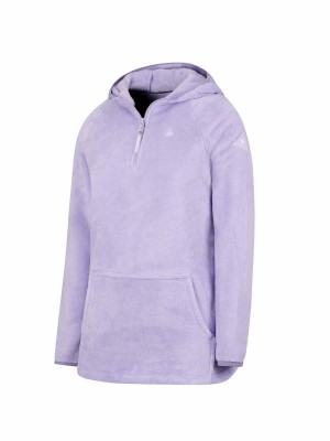 BJØRNSON Rane Coral Fleece Hoody Trui Pullover Dames - Lila