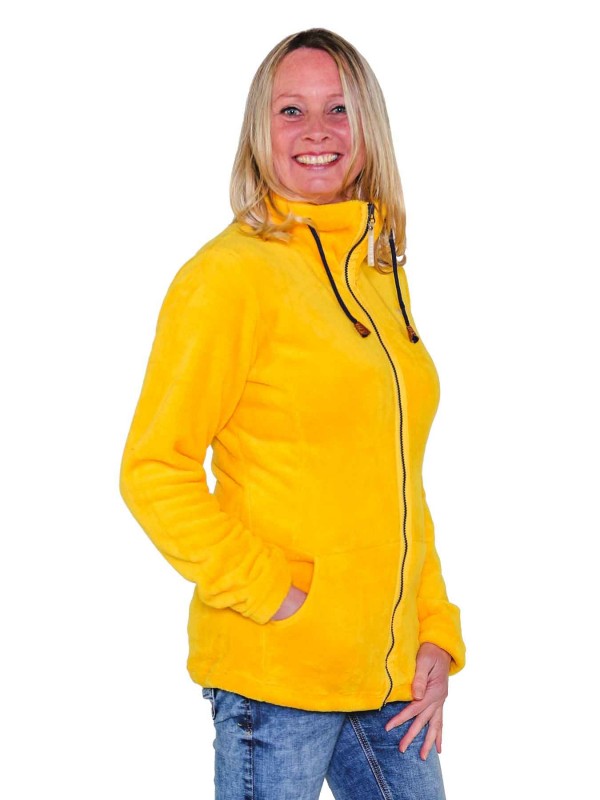 Avonturier geweten pellet Fleece vest coral dames geel kopen? - Outdoorkleding - Bjornson.nl - €29,95